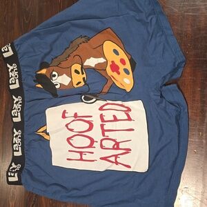 Lazy One "Hoof Arted" Funny Horse Painter Men’s Boxers - Size Large